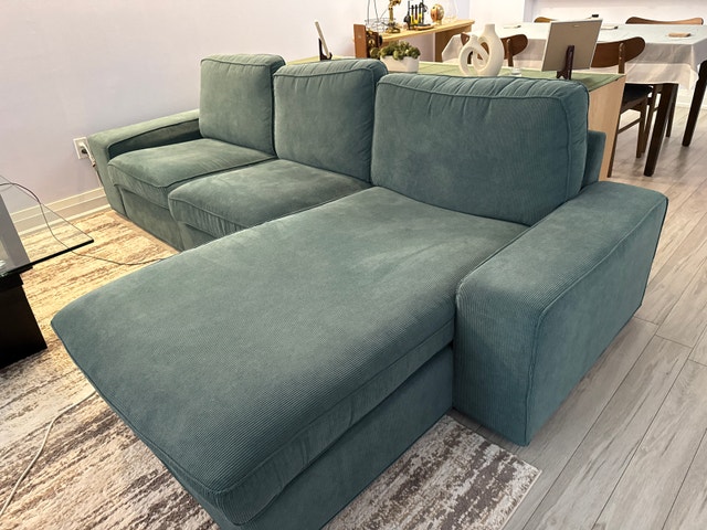 Sofa with chaise lounge - photo 4