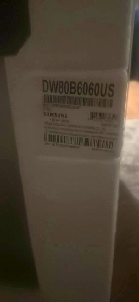 Samsung DW80B6060US Dishwasher