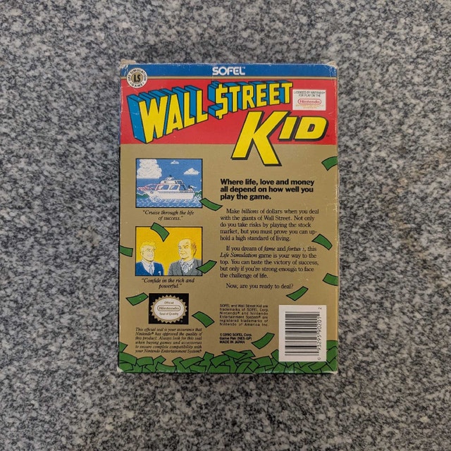 NES - Wall Street Kid CIB - photo 3