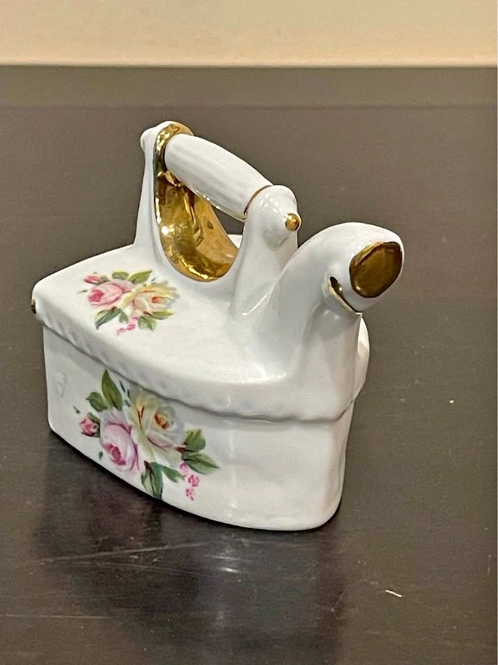 Vintage Limoges Miniature Porcelain Irons: French Dollhouse