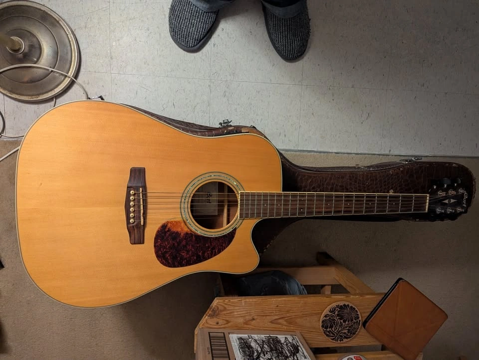 Cort Acoustic Guitar w/hard case - photo 2