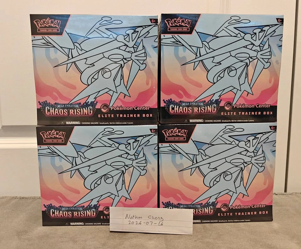 Chaos Rising Pokemon Center ETBs