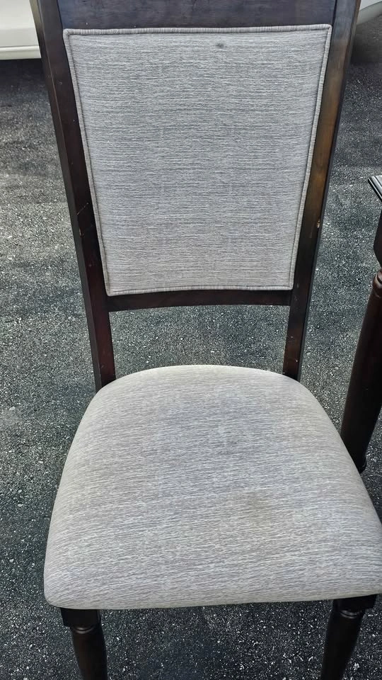 SOLID WOOD DINING TABLE WITH 6 WOODEN CHAIRS BEST OFFER - photo 4