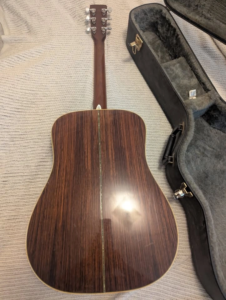 50 Year Old - F. Hashimoto Acoustic Guitar - Includes Hard case - photo 5