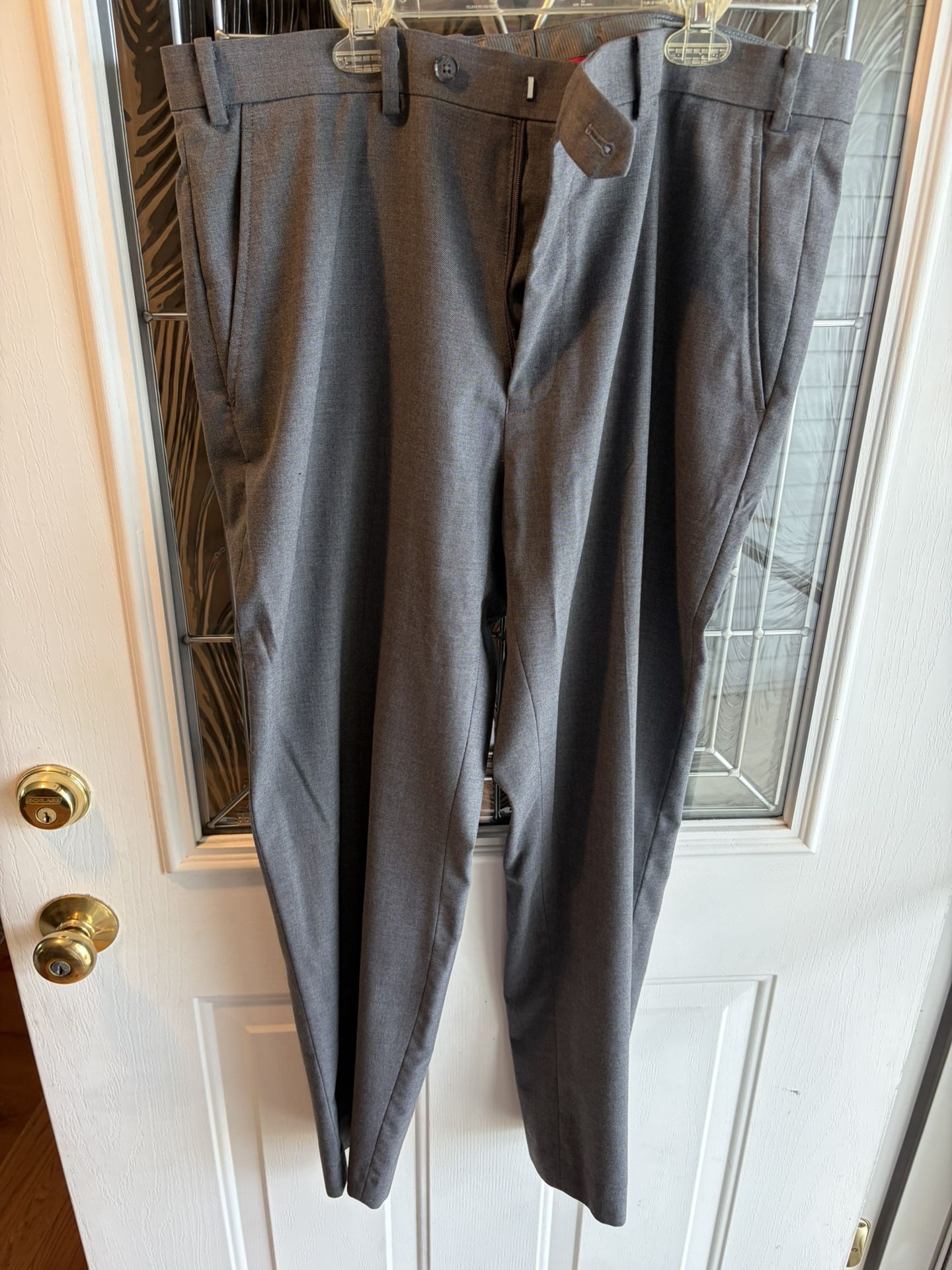 Men’s Alfani Slim Fit 3-Piece Suit Gray 42R / 36x32 - photo 4