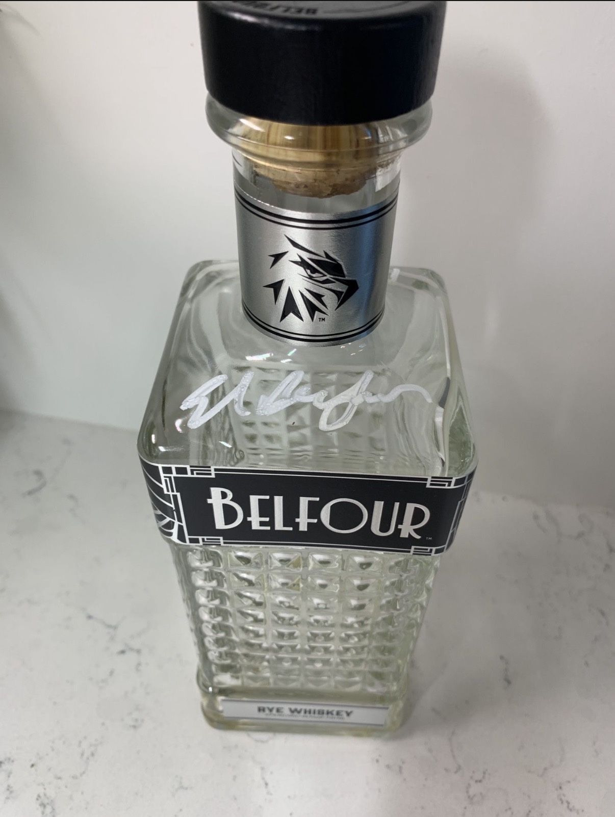 Eddie Belfour Autographed Collectible Bottle