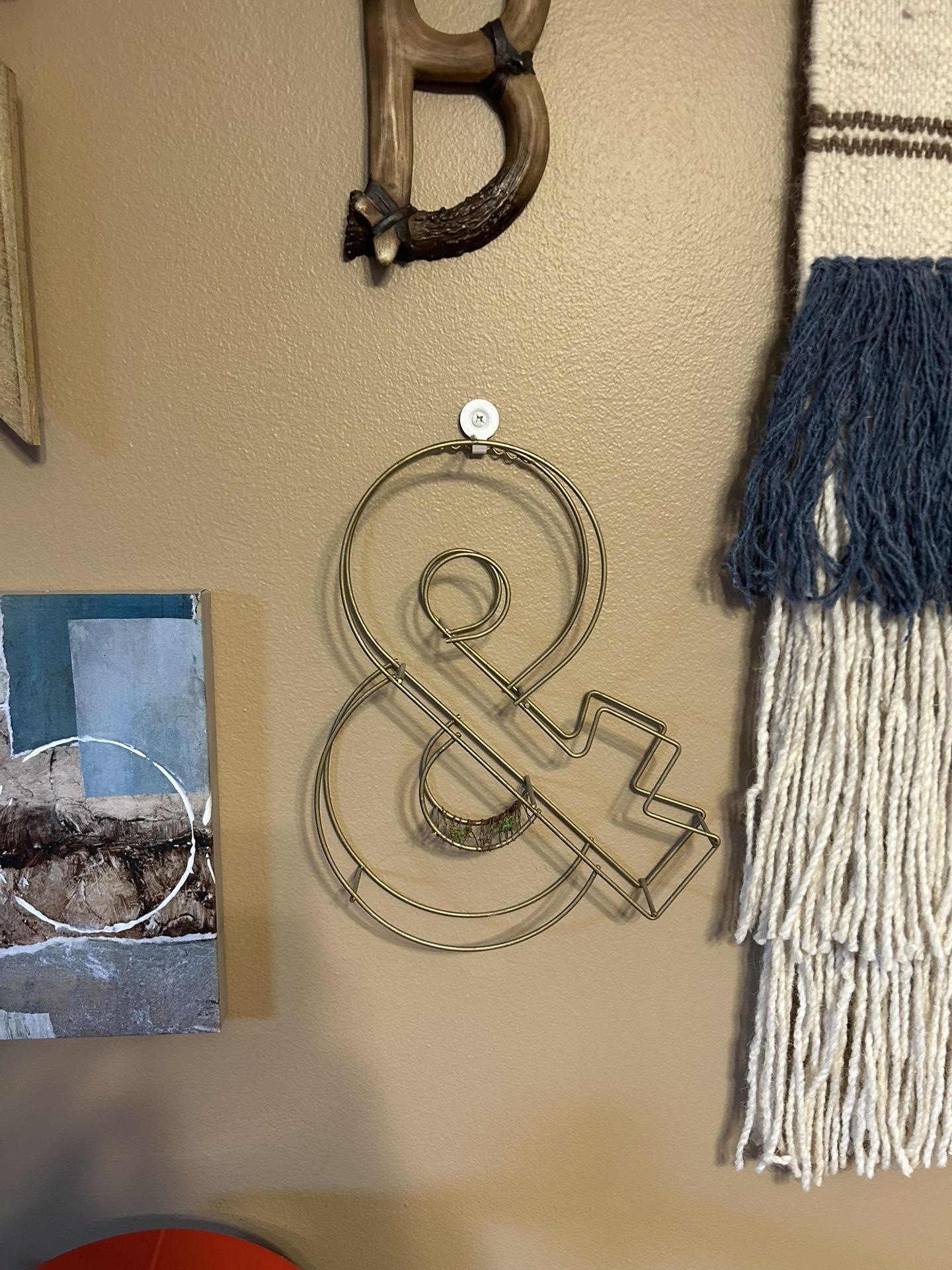 Abstract “Ampersand &” Metal Wall Art - photo 2