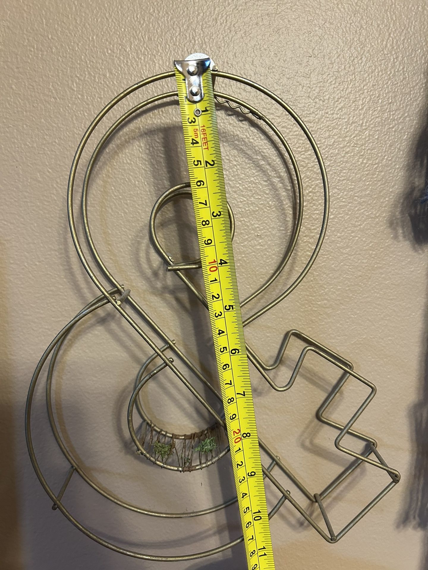 Abstract “Ampersand &” Metal Wall Art - photo 4