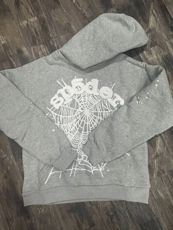Sp5der Hoodies Pink, Grey, Grey(Stars) - photo 2