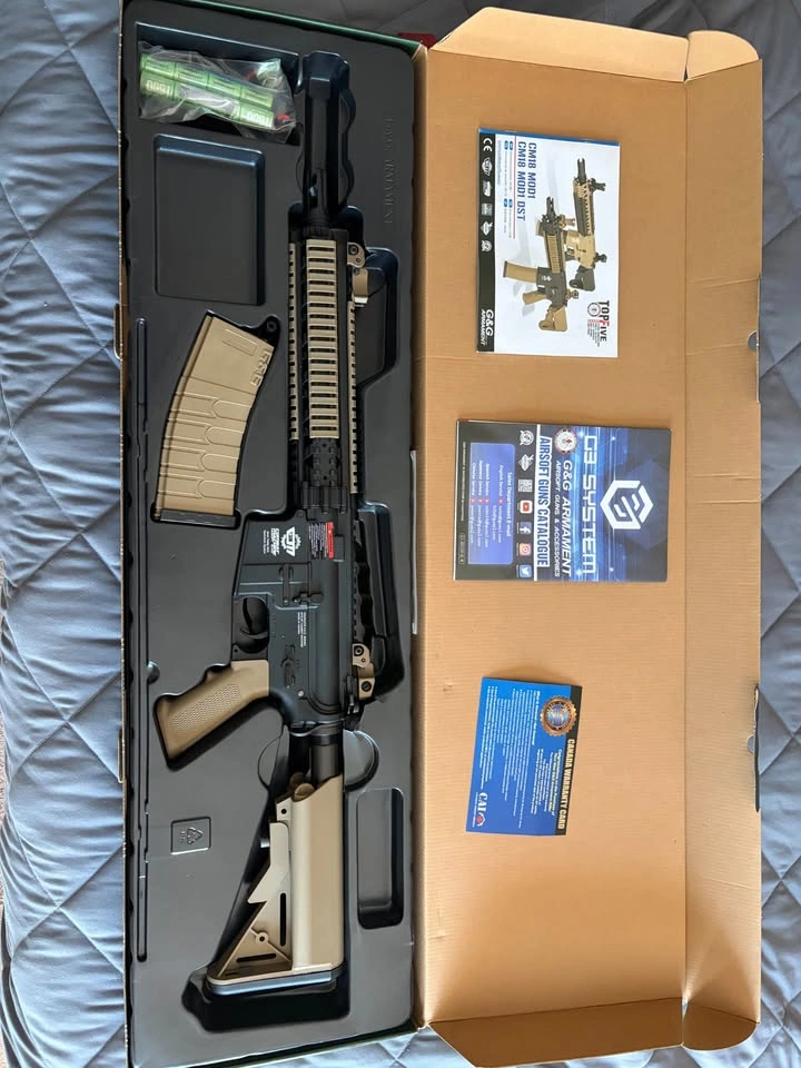 G&G Combat Machine CM18 MOD1 DST Airsoft Rifle - photo 2