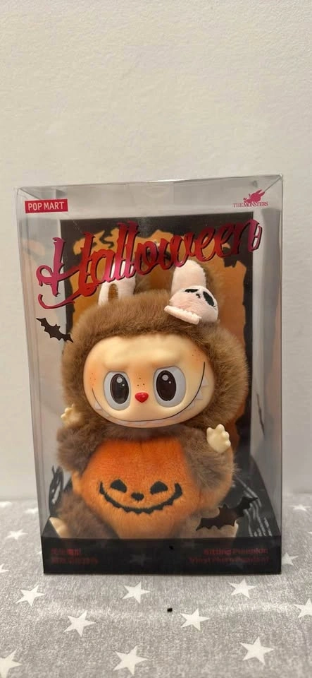 Authentic POP MART Labubu Halloween Sitting Pumpkin (Sealed)