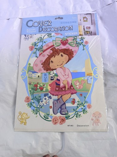 Strawberry Shortcake Stickers Sheet Wall Decor