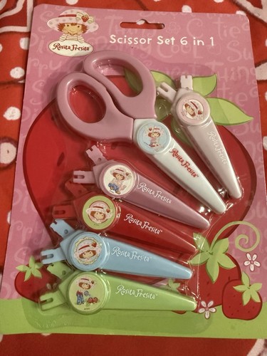 New Español Strawberry Shortcake Rosita Fresita Scissors Set