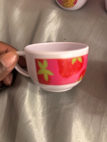 Vintage Strawberry Shortcake Melamine Cups- 5 Pcs - photo 3
