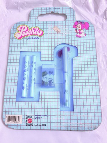 Vintage 1982 Mattel Poochie Pencils & Charm Set NIB - photo 2