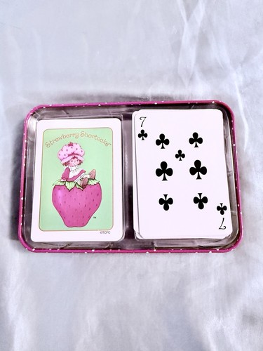 2002 Strawberry Shortcake RIX Playing Cards Tin - photo 2