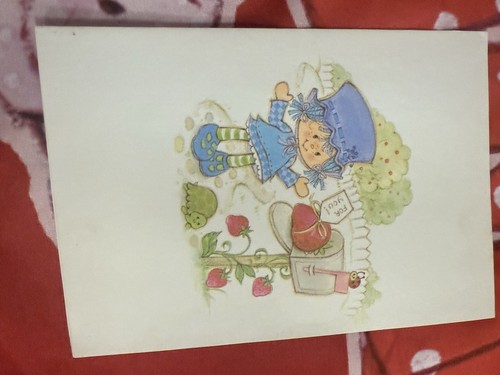 Mixed Lot 4 Vintage Strawberry Shortcake French Cards & Pen - photo 4