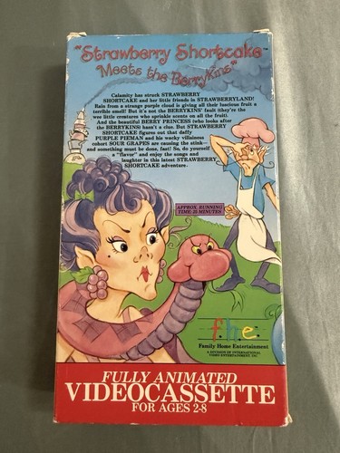 Strawberry Shortcake Meets The Berrykins, FHE, 1985, VHS 60 Minu - photo 3