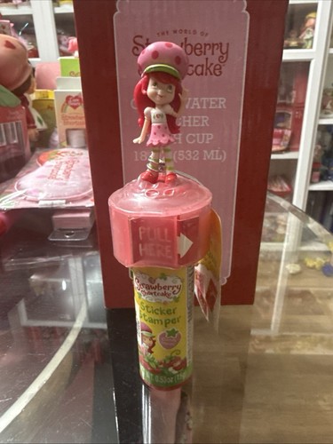 New 2009 Strawberry Shortcake Scented Mini Sticker Stamp Doll Fi