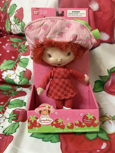 2003 Strawberry Shortcake Berry Soft Friends JUMPER FOR JOY Doll