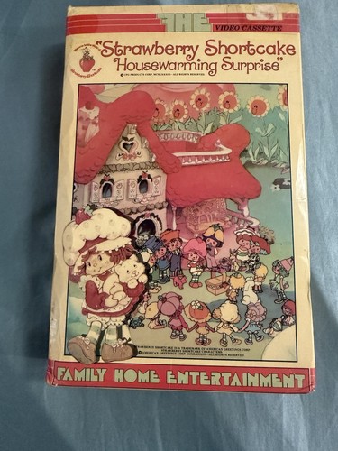 Strawberry Shortcake Housewarming Surprise Beta Video Tape