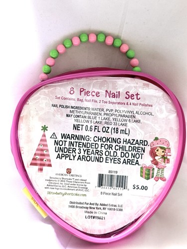 Strawberry Shortcake 2012 Nail Kit Set-NIB - photo 2