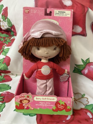 Strawberry Shortcake Berry Soft Friends Pajama Glow Plush Doll
