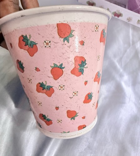 Dolls Kill X STRAWBERRY SHORTCAKE 2023 Rare 4" Metal Plant Pot S - photo 4