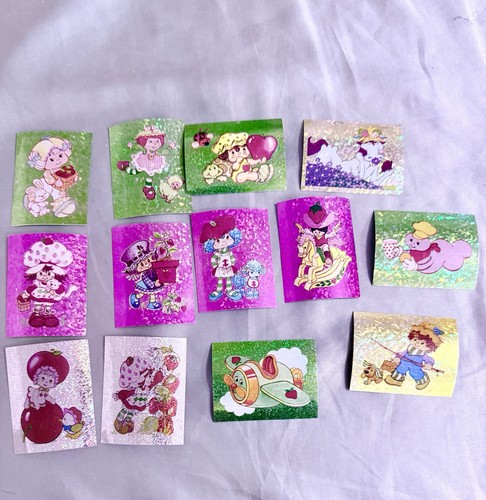 Vtg 2004 Strawberry Shortcake Holographic Stickers Lot Of 12