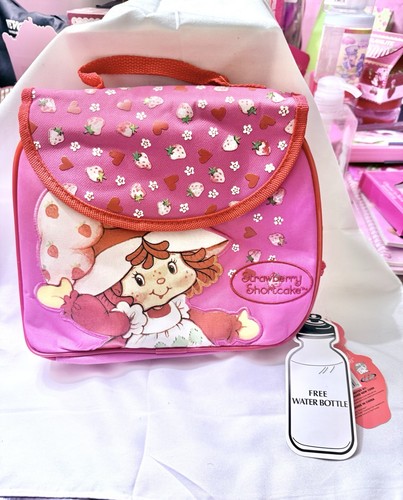 Vintage Strawberry Shortcake Insulated Lunch Bag Lunchbox New
