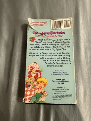Strawberry Shortcake - Big Apple City VHS - photo 3
