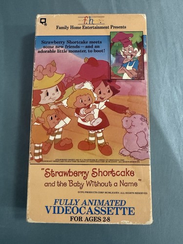 Strawberry Shortcake and the Baby Without a Name VHS 1982