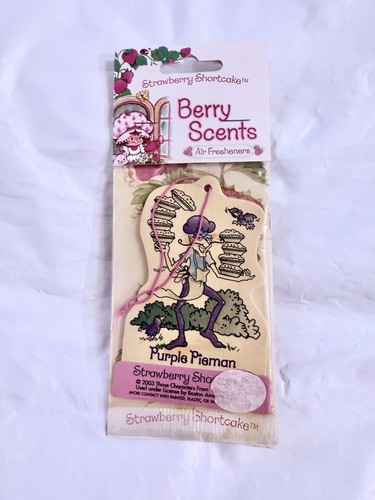 2003 Strawberry Shortcake BERRY SCENTS Purple Pie Man Collectibl
