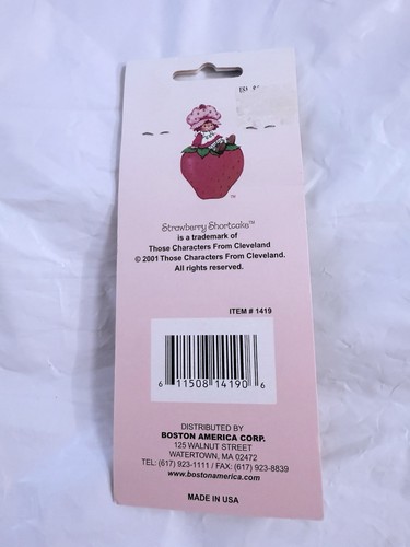 2003 Strawberry Shortcake BERRY SCENTS Purple Pie Man Collectibl - photo 2
