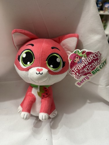 Strawberry Shortcake Plush Toy Custard Cat 7 inch Doll NWT