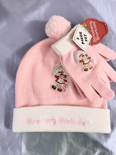 2003 Strawberry Shortcake 2Pc Set Hat & Mittens set