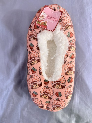 Strawberry Shortcake Slippers Sz 7/8- New