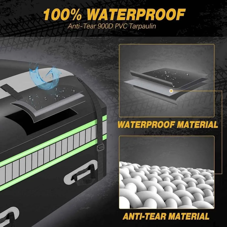 20 Cubic Feet Car Rooftop Cargo Bag image indicator(4)