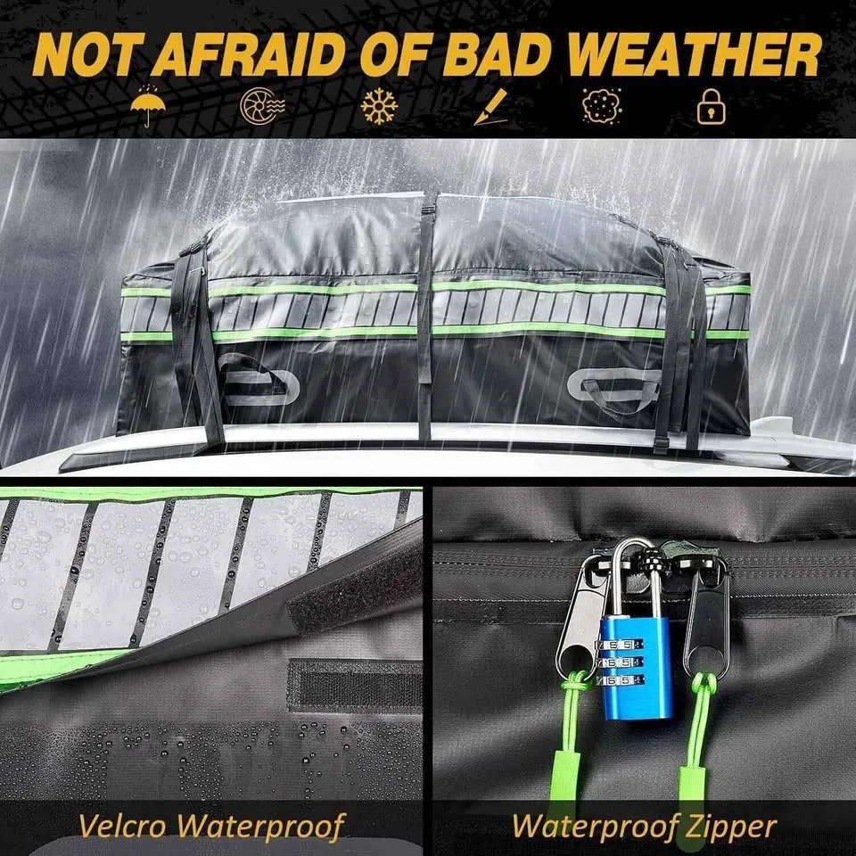 20 Cubic Feet Car Rooftop Cargo Bag image indicator(5)