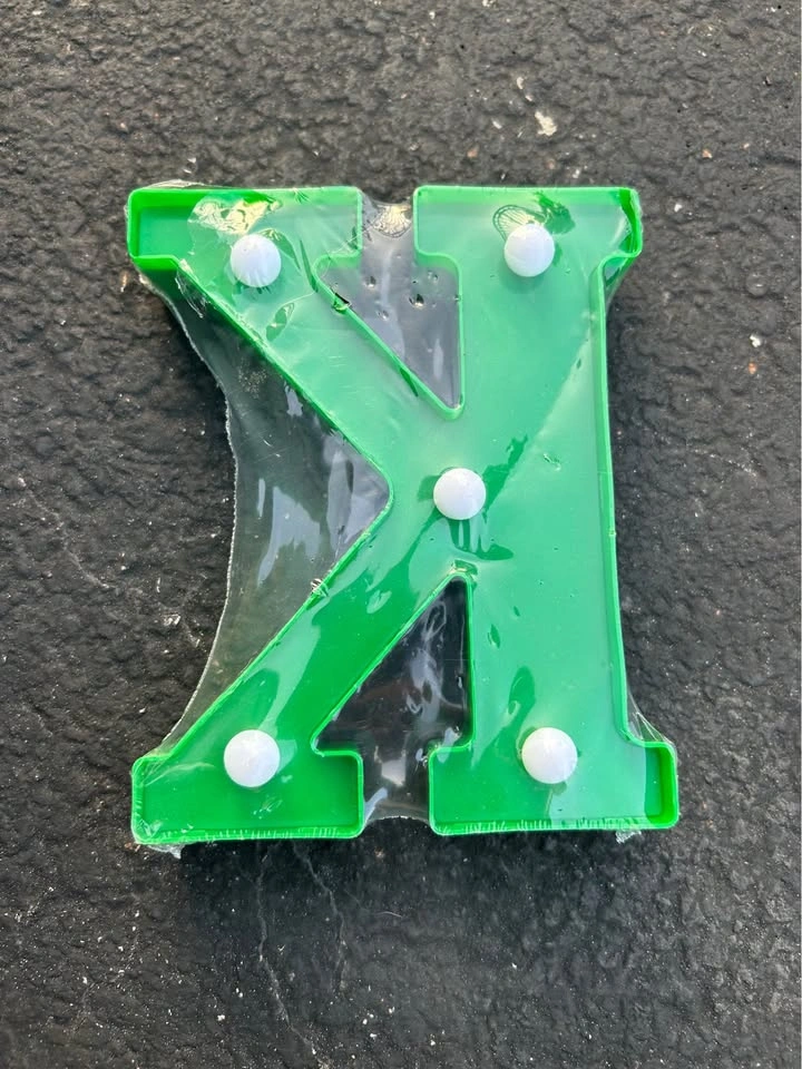 LED Marquee Letter K Light-Up Decor Sign – Battery Powered - photo 2
