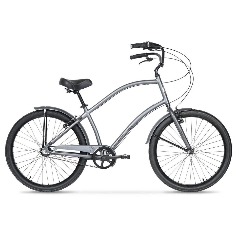 Hyper Bicycle Men's Cruiser 26" Commuter Bike, Gray - photo 5