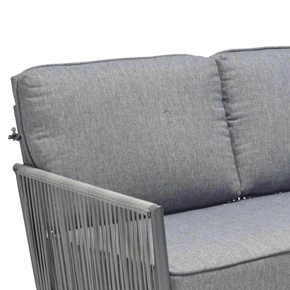 Hampton Bay Tolston 4-Piece Conversation Set - Charcoal - photo 3