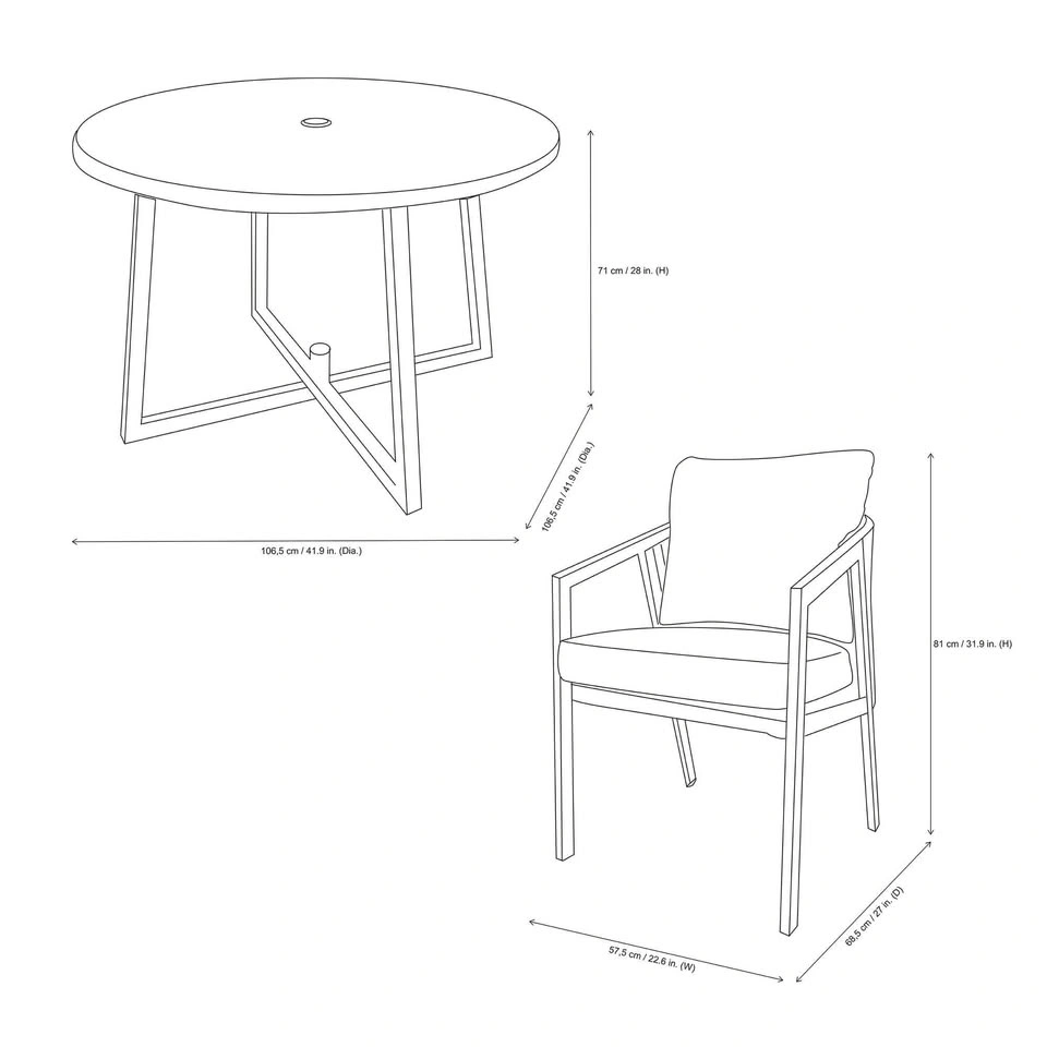 Better Homes & Gardens Laval 5-Piece Outdoor Dining Set - photo 5