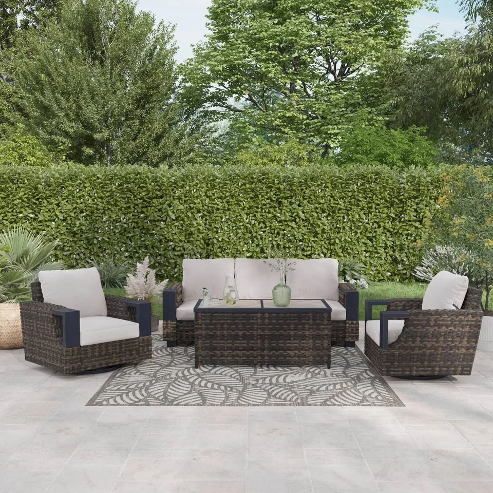 Better Homes & Gardens Rockport 4-Piece Steel Outdoor Conversati - photo 2