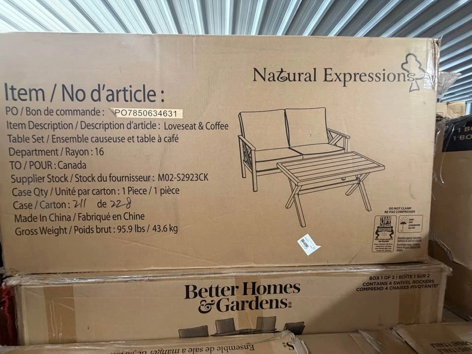 Natural Expressions Loveseat and Table Set, Green, Dyed Polyeste - photo 4