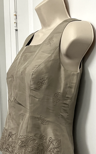 Petite Sophisticate Vintage Silk Blouse 0 BNWT Beige - photo 3