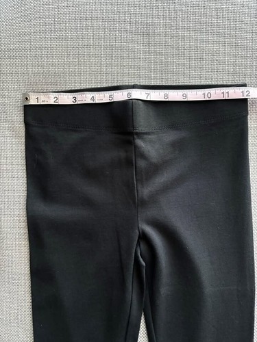 LOFT Womens S Black Knit Leggings Pull On Elastic Waist NWT - photo 3