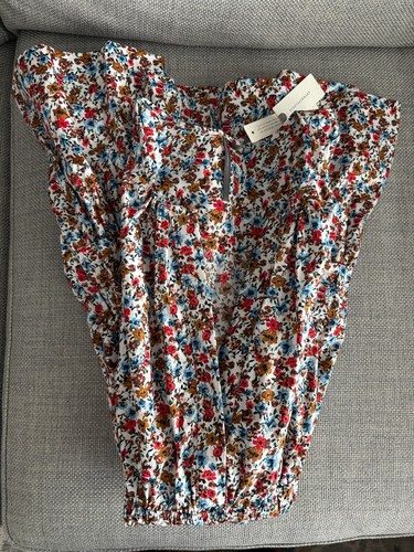 Anthropologie Somerset Cotton Floral Mini Dress Small S NWT - photo 4
