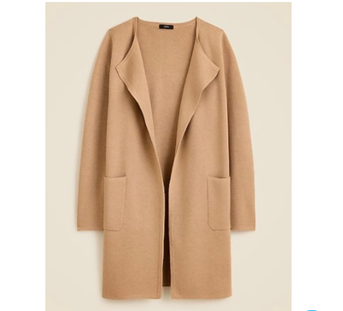 J.Crew Juliette Sweater Blazer Small S NWT Camel Tan - photo 2
