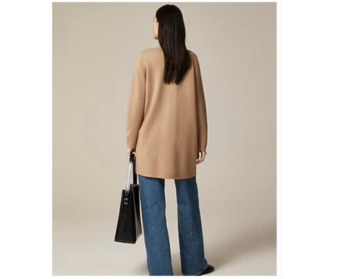 J.Crew Juliette Sweater Blazer Small S NWT Camel Tan - photo 5
